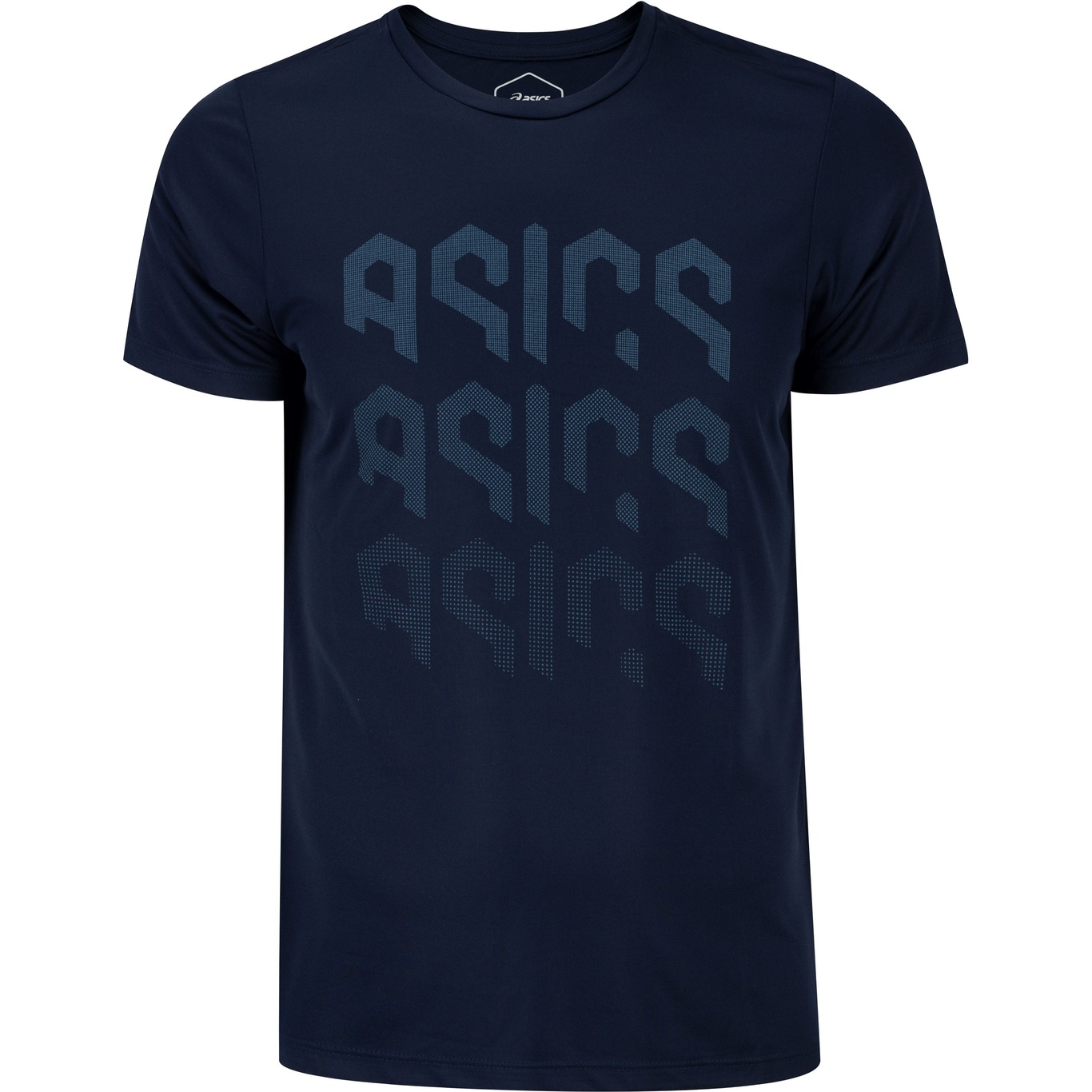 Camiseta Masculina ASICS Manga Curta Logo Ao Cmc Ct - Foto 6