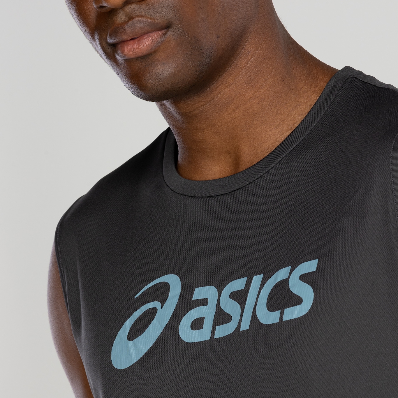 Camiseta Regata Masculina ASICS Logo Standard - Foto 6