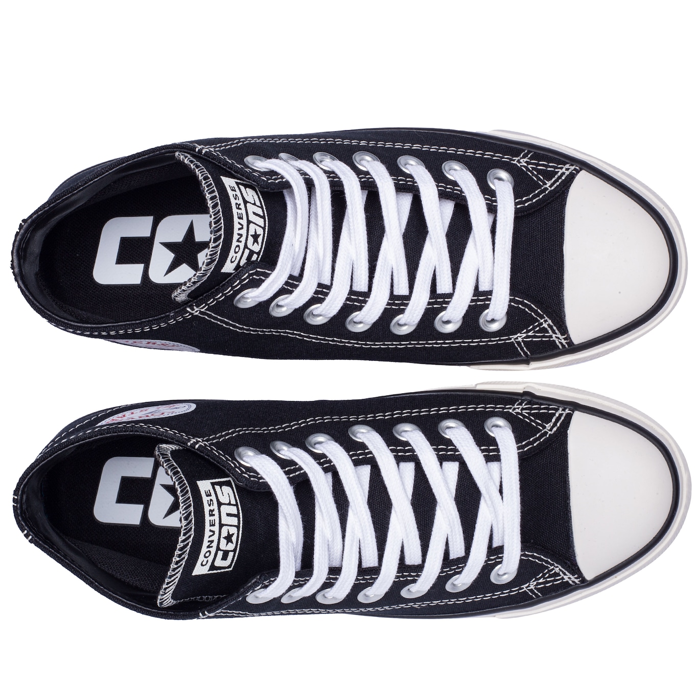 Converse Chuck Taylor All Star Pro Bones White & Black Skate Shoes