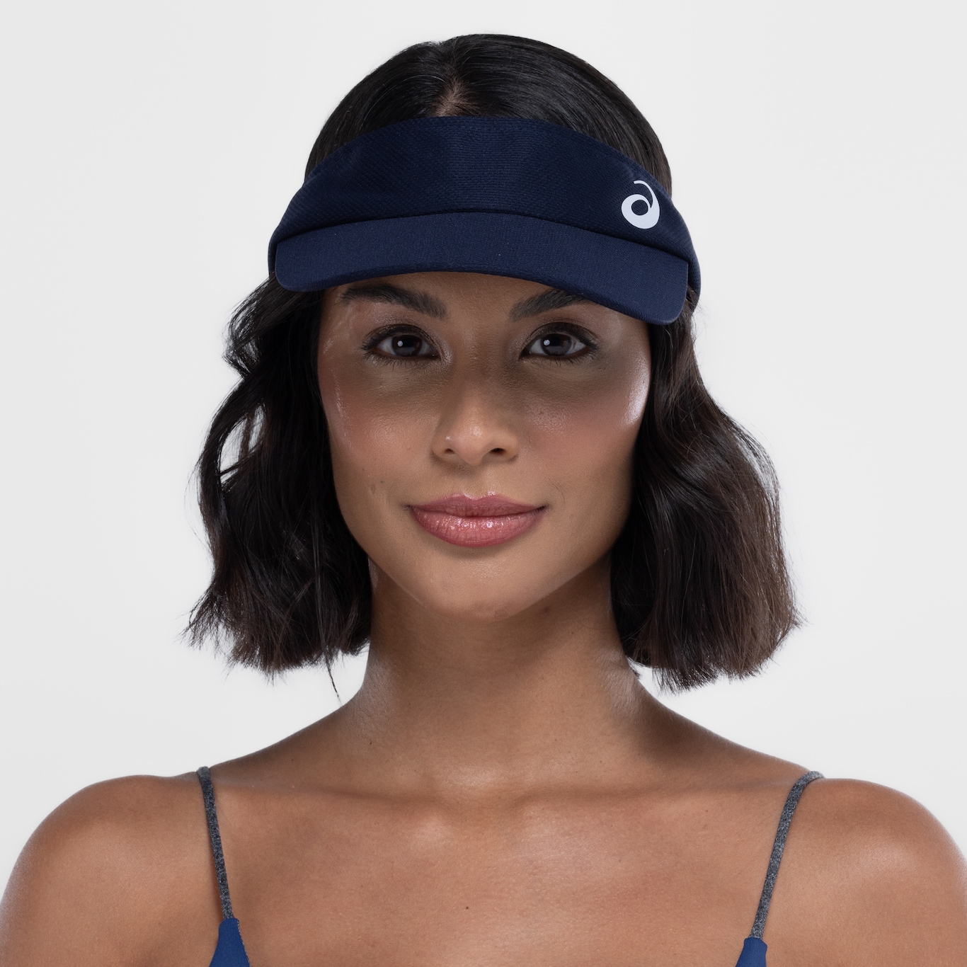 Viseira Aba Curva ASICS Strapback Básica - Adulto - Foto 3