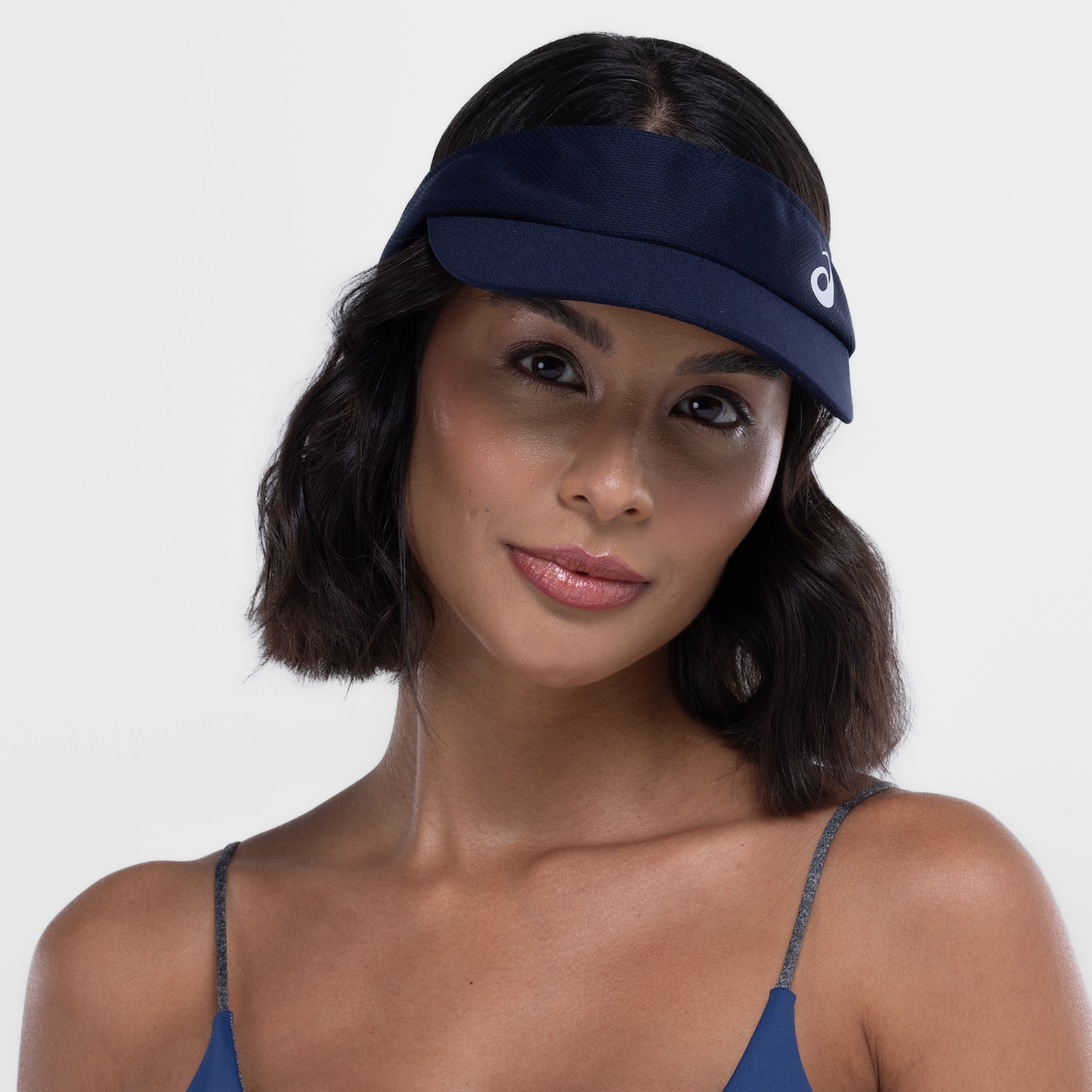 Viseira Aba Curva ASICS Strapback Básica - Adulto - Foto 5