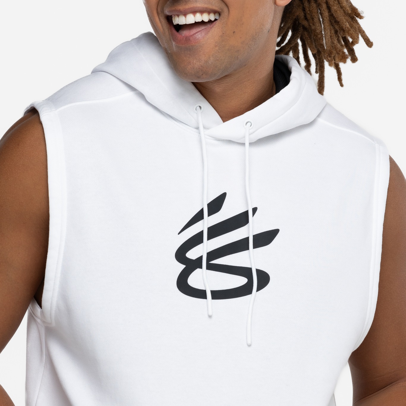 Blusa Regata Stephen Curry Under Armour Masculina com Capuz Fleece Slvl - Foto 6