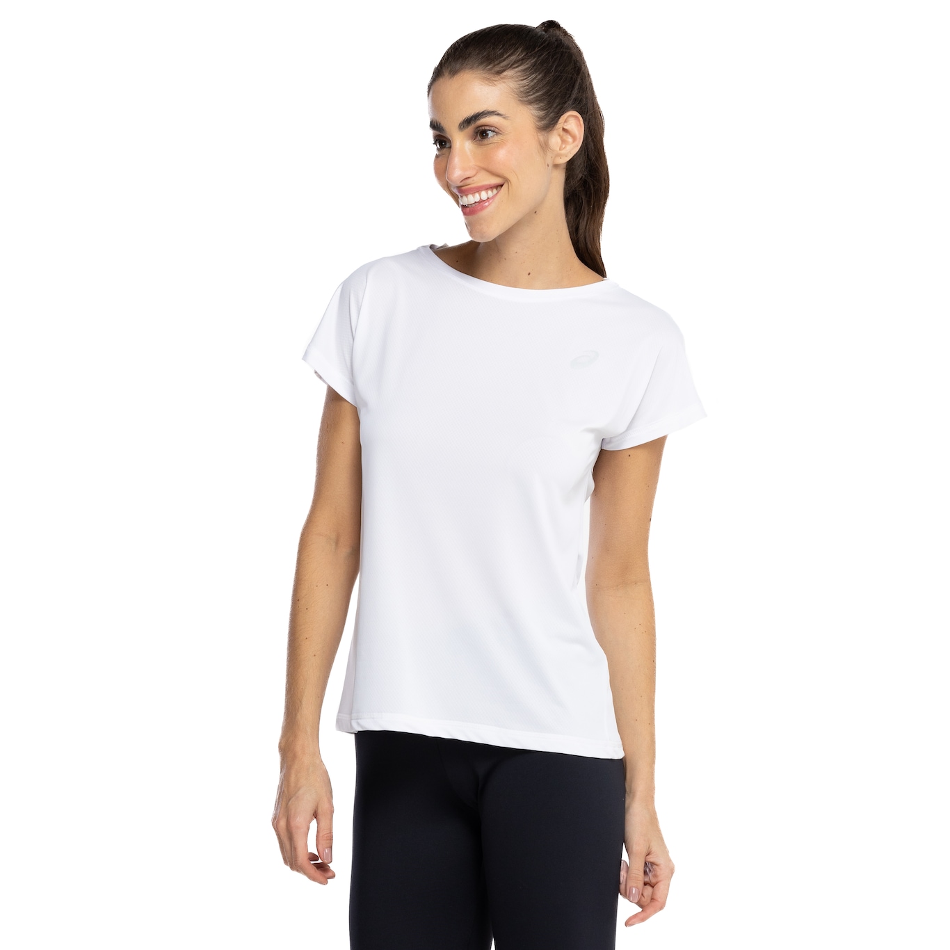 Camiseta Feminina ASICS Manga Curta Trainning Basic - Video 1