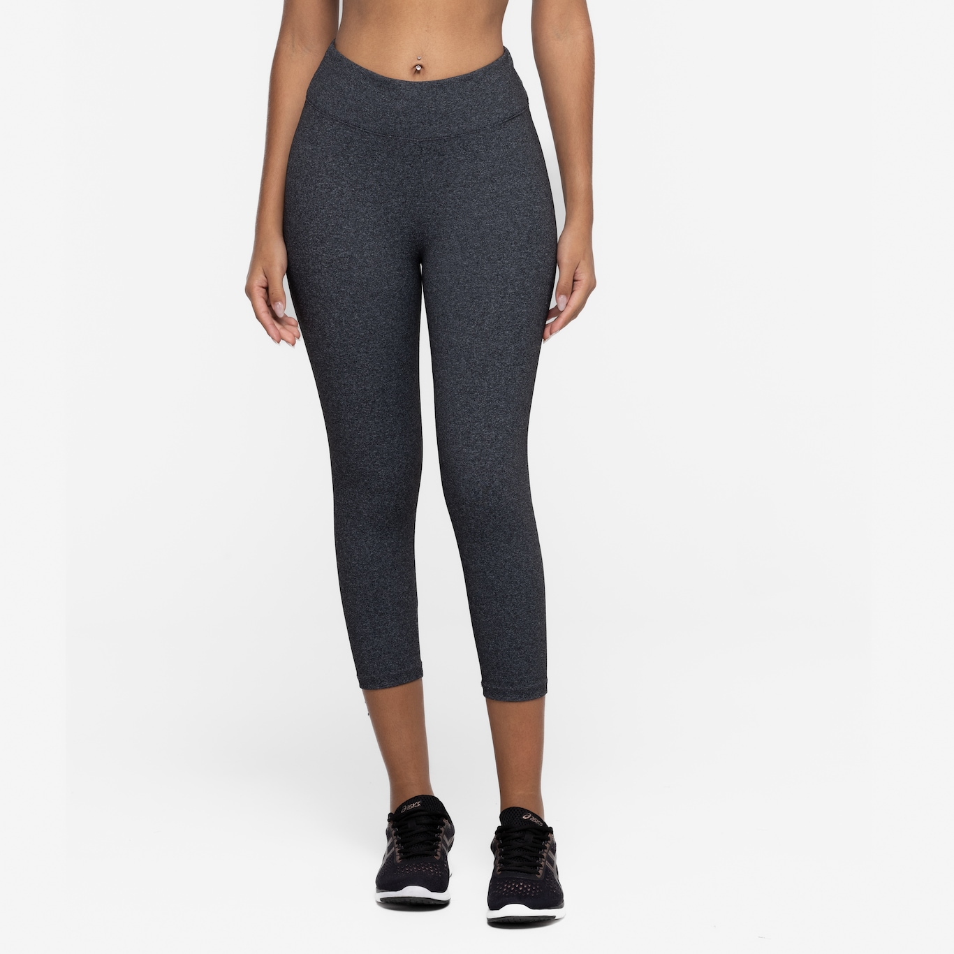 Calça Legging Oxer Feminina Capri Campeão Slim Cós Baixo Média Compressão - Foto 4