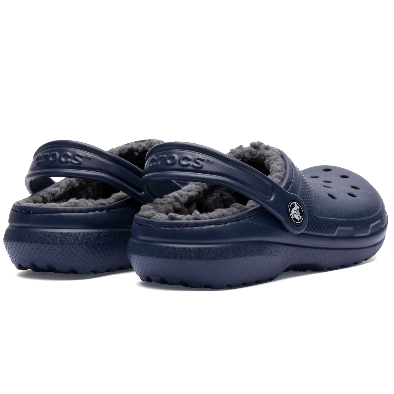 Sandália Crocs Júnior Classic Lined Clog K - Foto 4