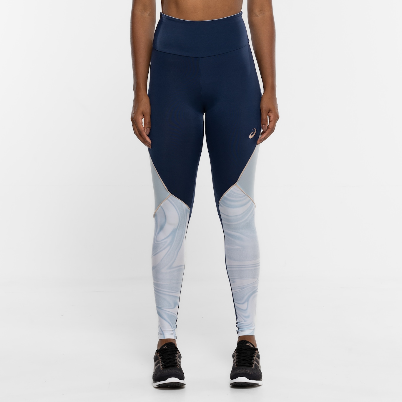 Calça Legging Feminina ASICS Blue Sumi - Foto 5