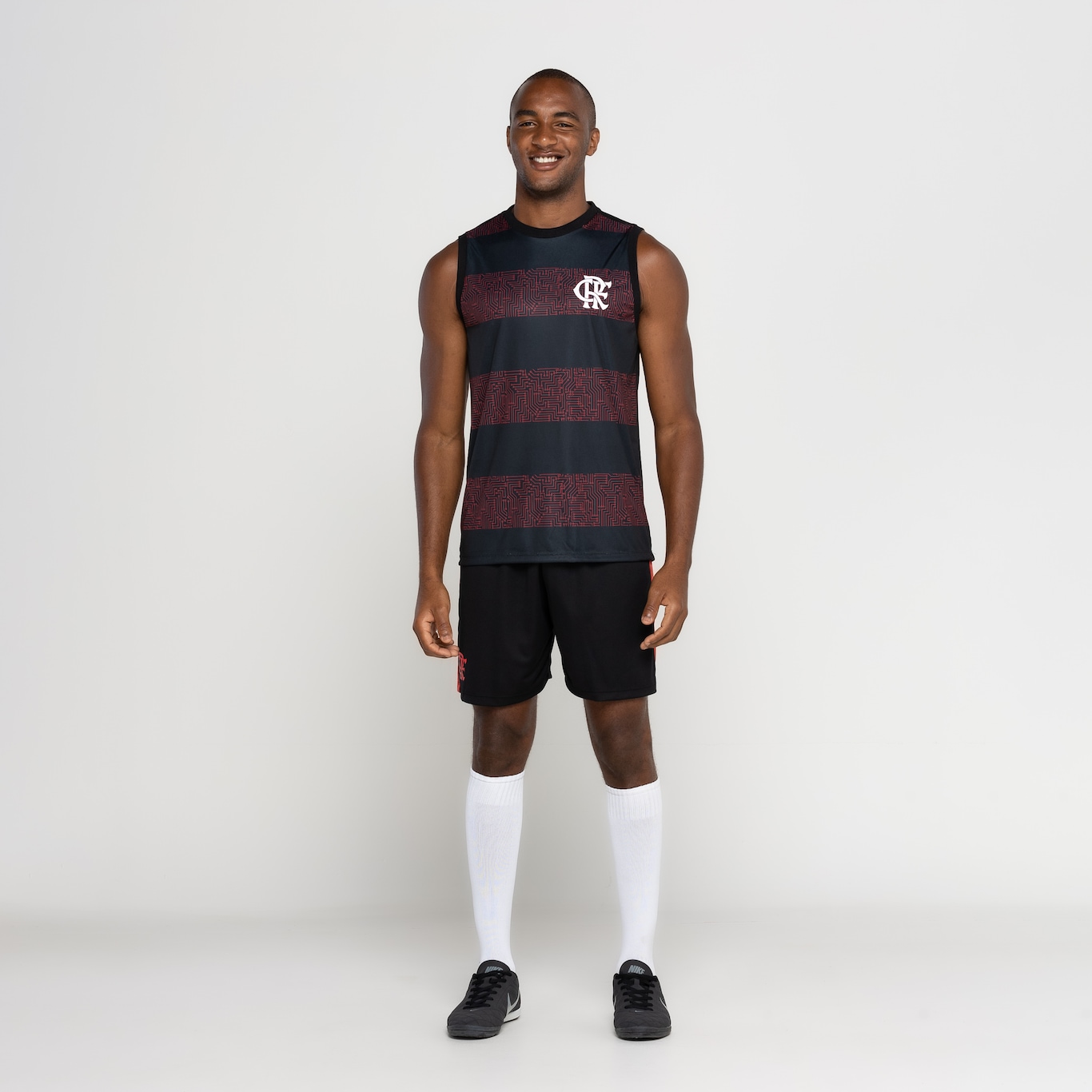 Camiseta Regata do Flamengo Masculina Braziline Interaction - Foto 4