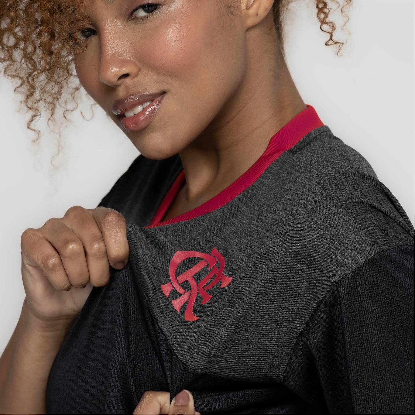 Camiseta do Flamengo Feminina Braziline Mana - Foto 6