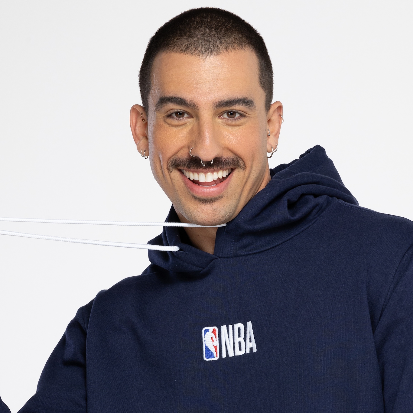 Blusão Masculino NBA com Capuz Mini Logo Soft - Foto 6