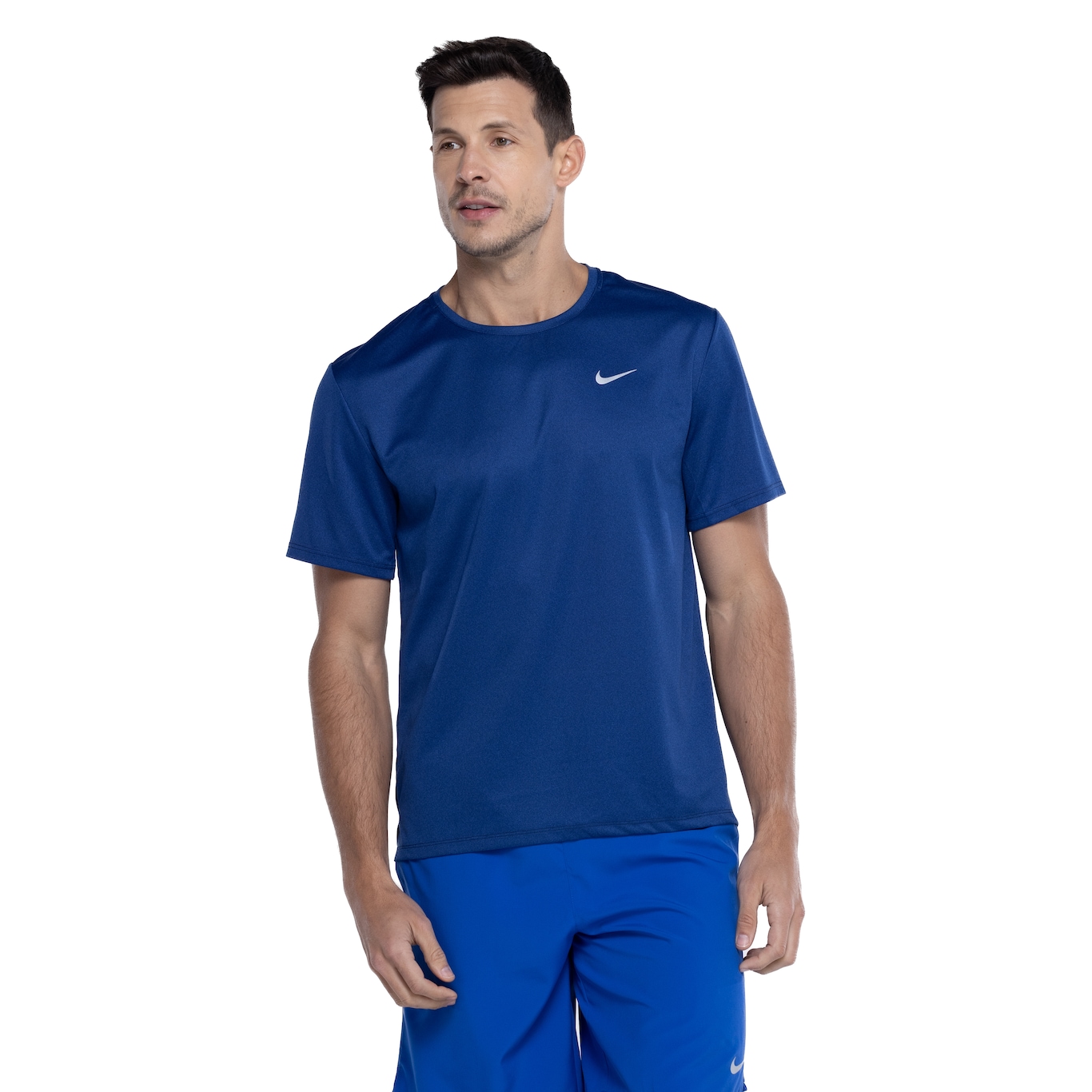 Camiseta Masculina Nike Manga Curta com Proteção UV Miler - Foto 3