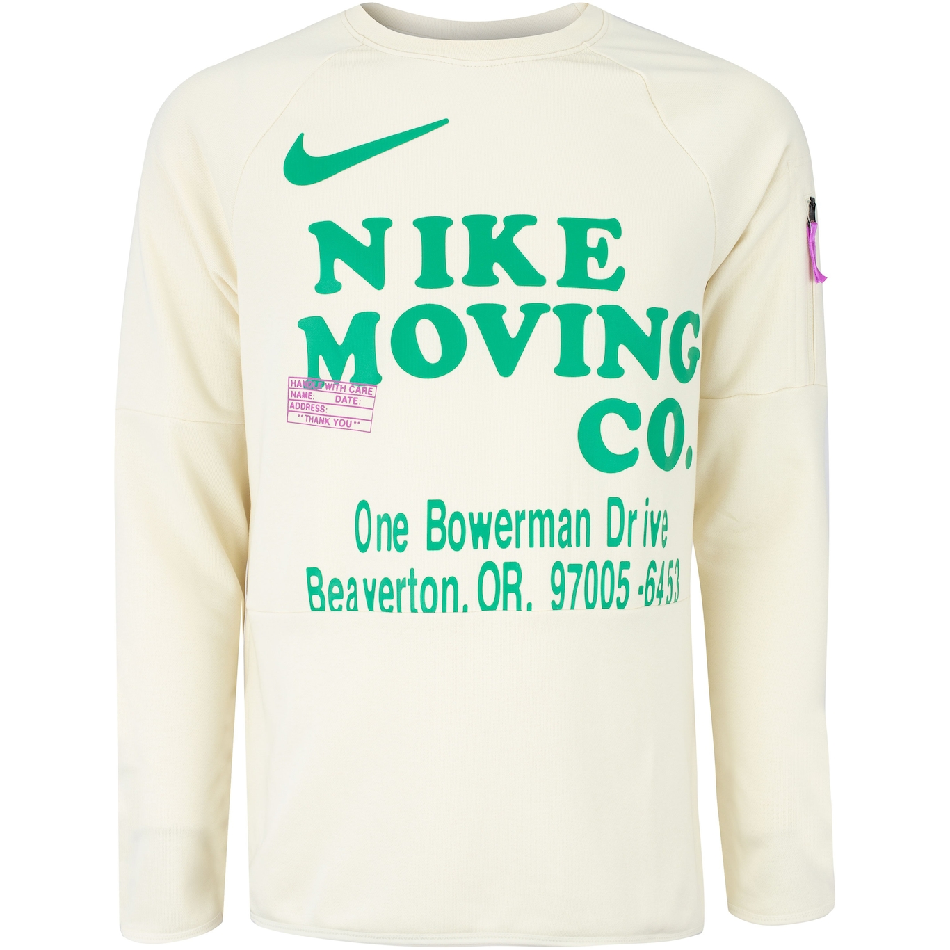 Nike Yoga Dri Fit Long Sleeve T-Shirt Pink