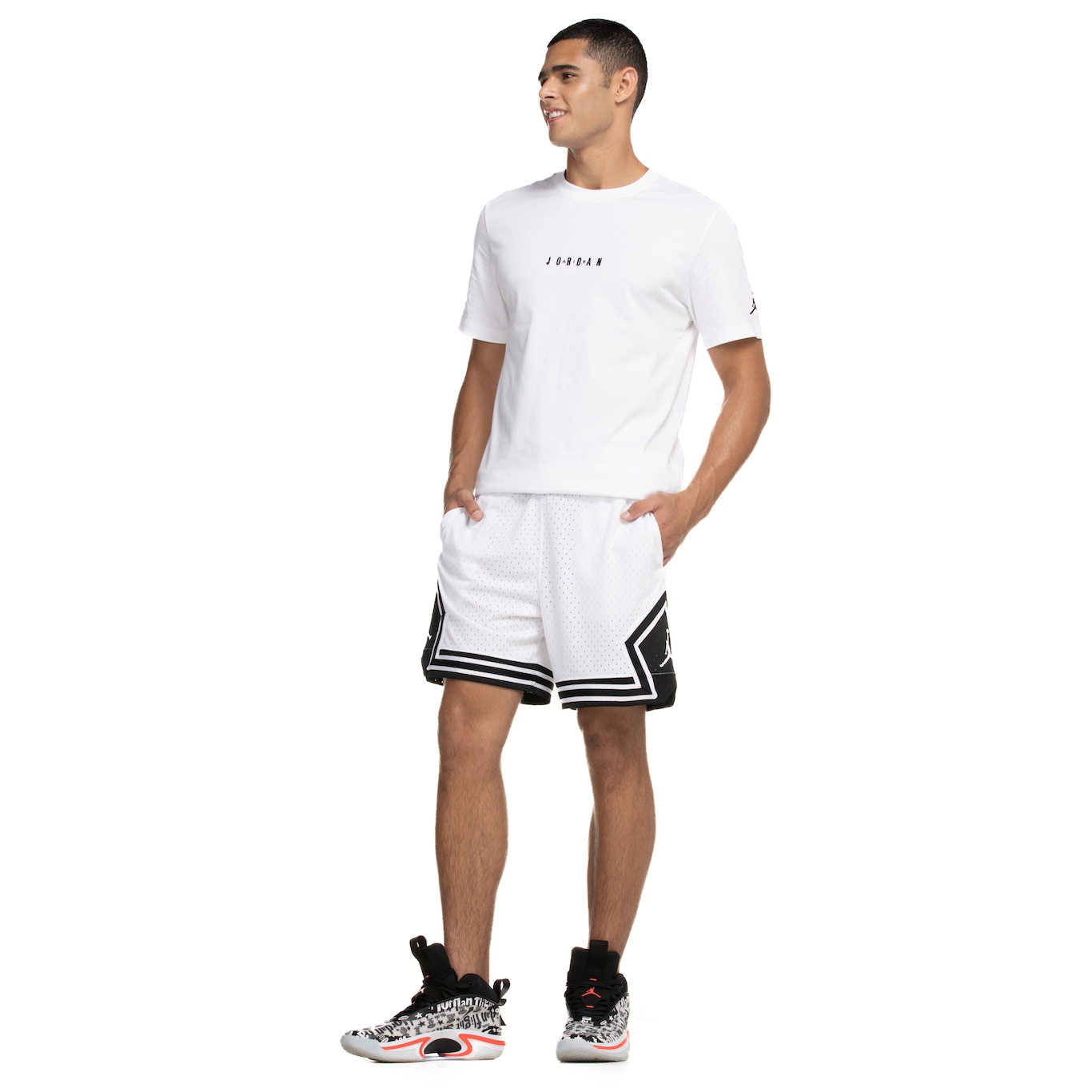 Camiseta Air Jordan Masculina Nike Manga Curta EMB - Foto 4