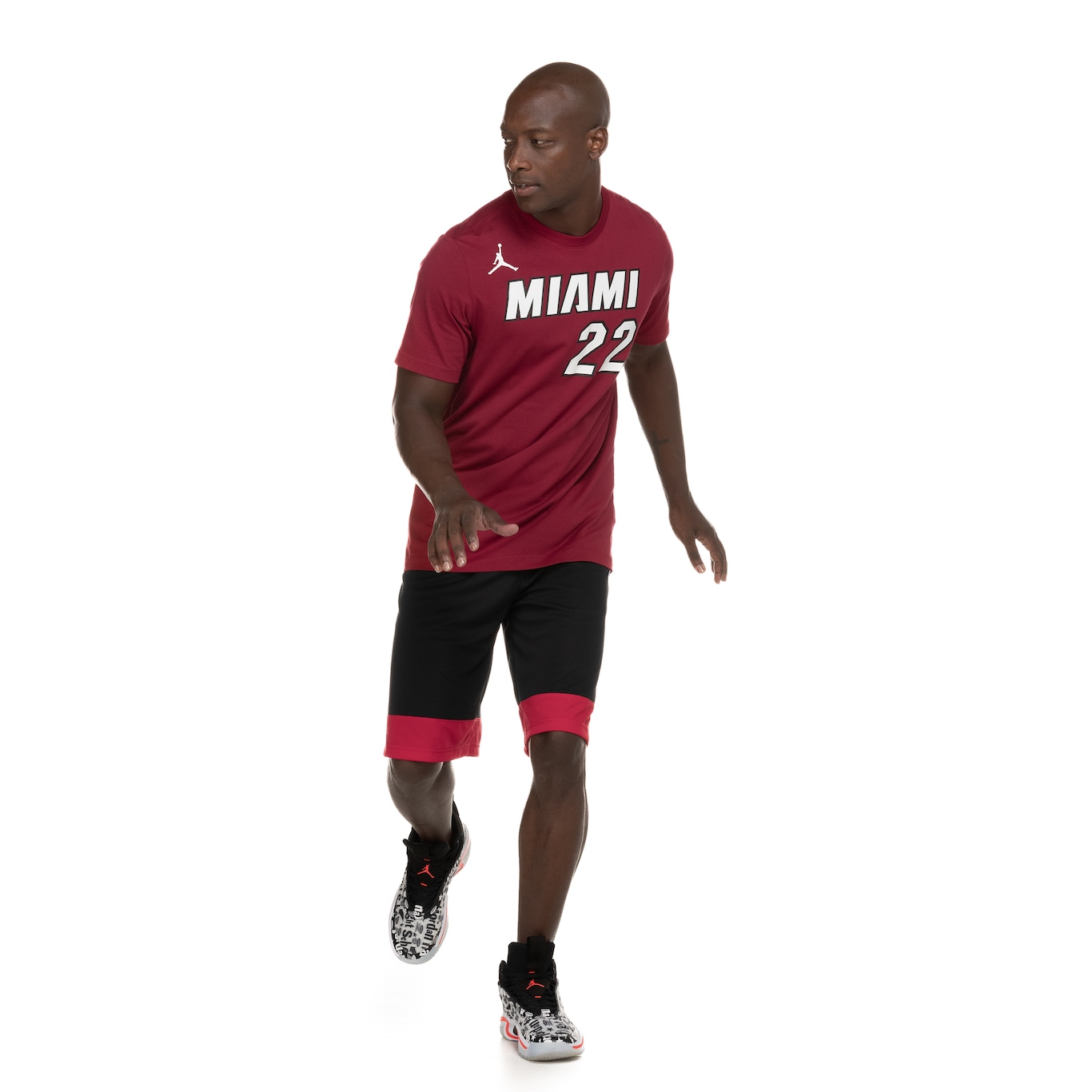 SHORT BASQUETE NBA 75º EDIÇÃO MIAMI HEAT NIKE MASCULINA