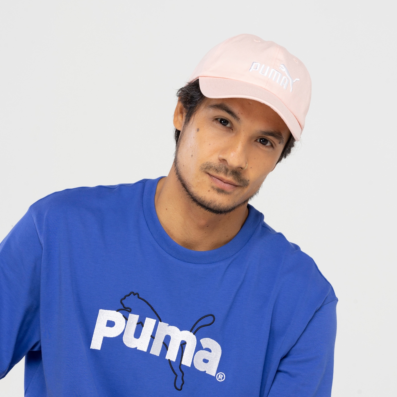 Boné Puma Aba Curva Strapback Ess Bb Cap No 1 Logo - Adulto - Foto 5