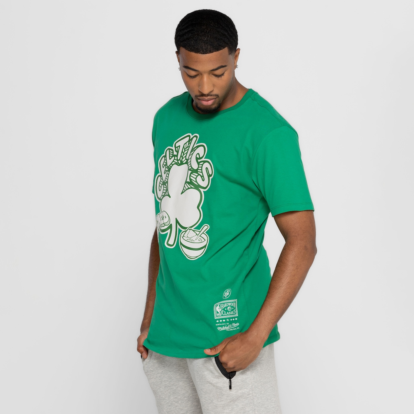 Camiseta do Boston Celtics Mitchell & Ness Masculina MT322 - Foto 5