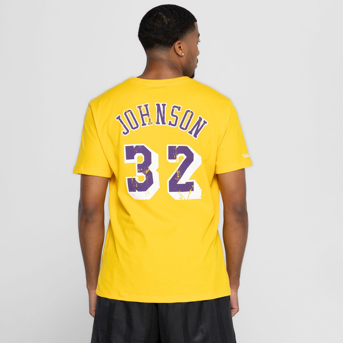 Camiseta do Los Angeles Lakers Mitchell & Ness Masculina MT334 - Foto 3