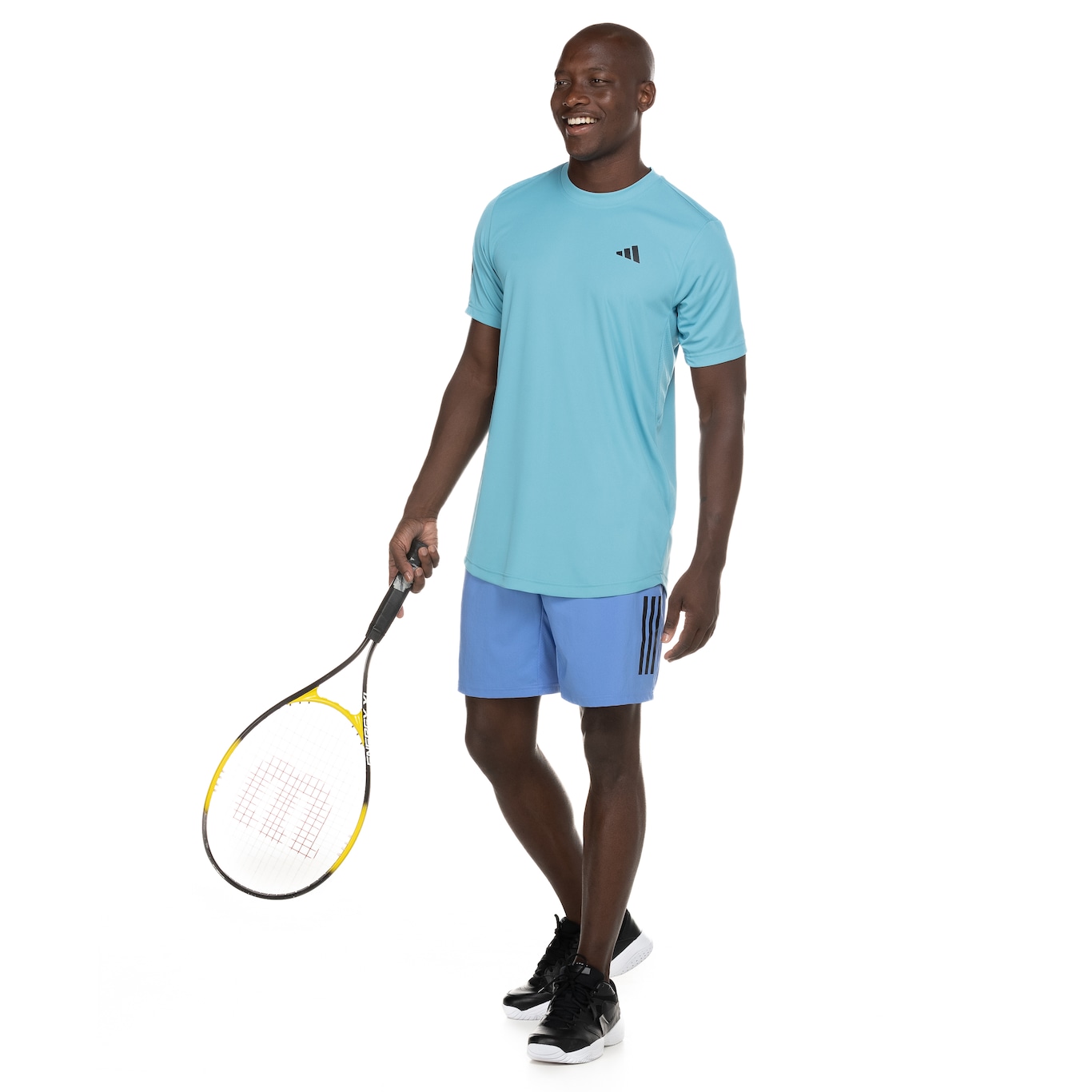 Camiseta Masculina adidas Aeroready Manga Curta Tennis Club 3 L - Foto 6