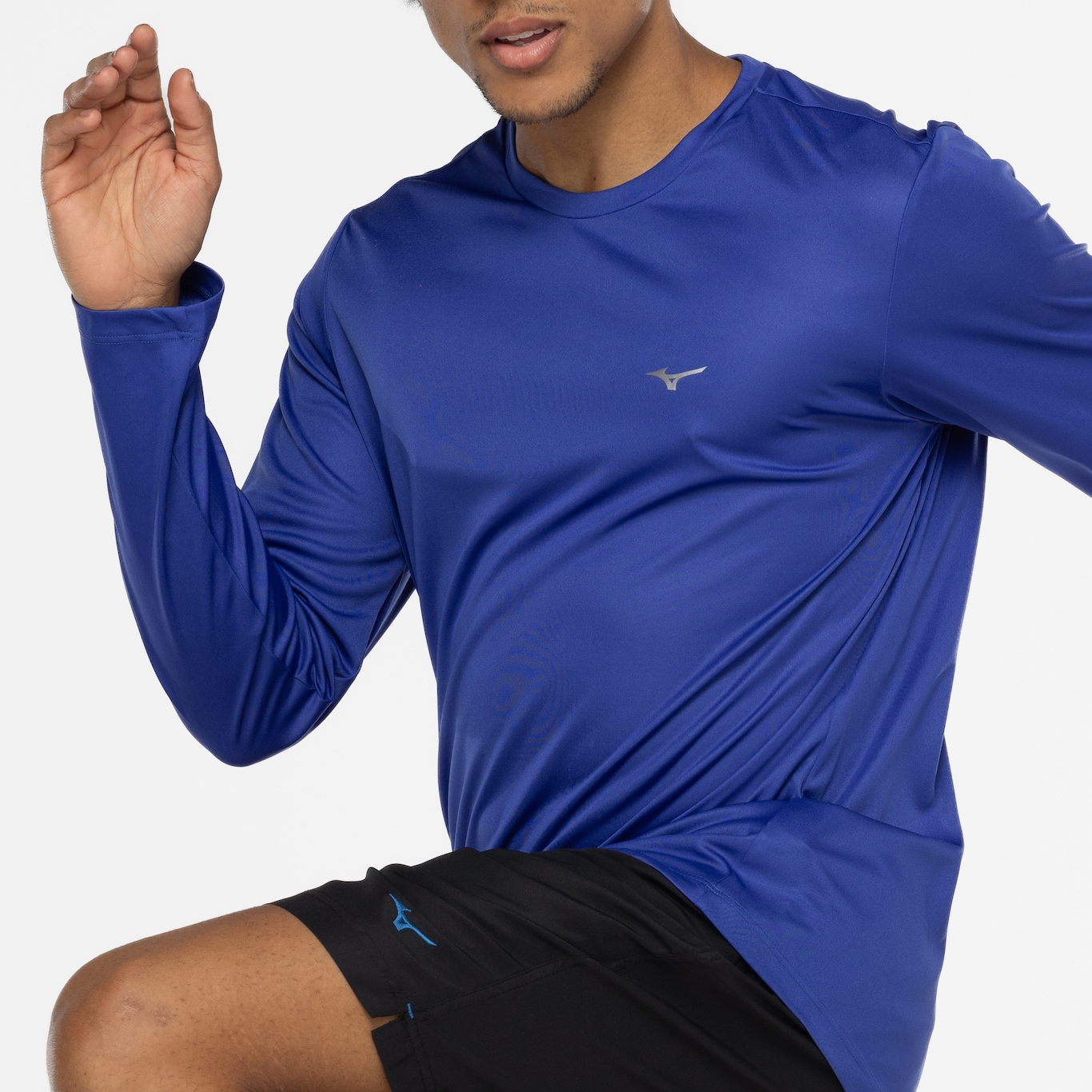 Camiseta Masculina Mizuno Manga Longa Energy - Foto 6