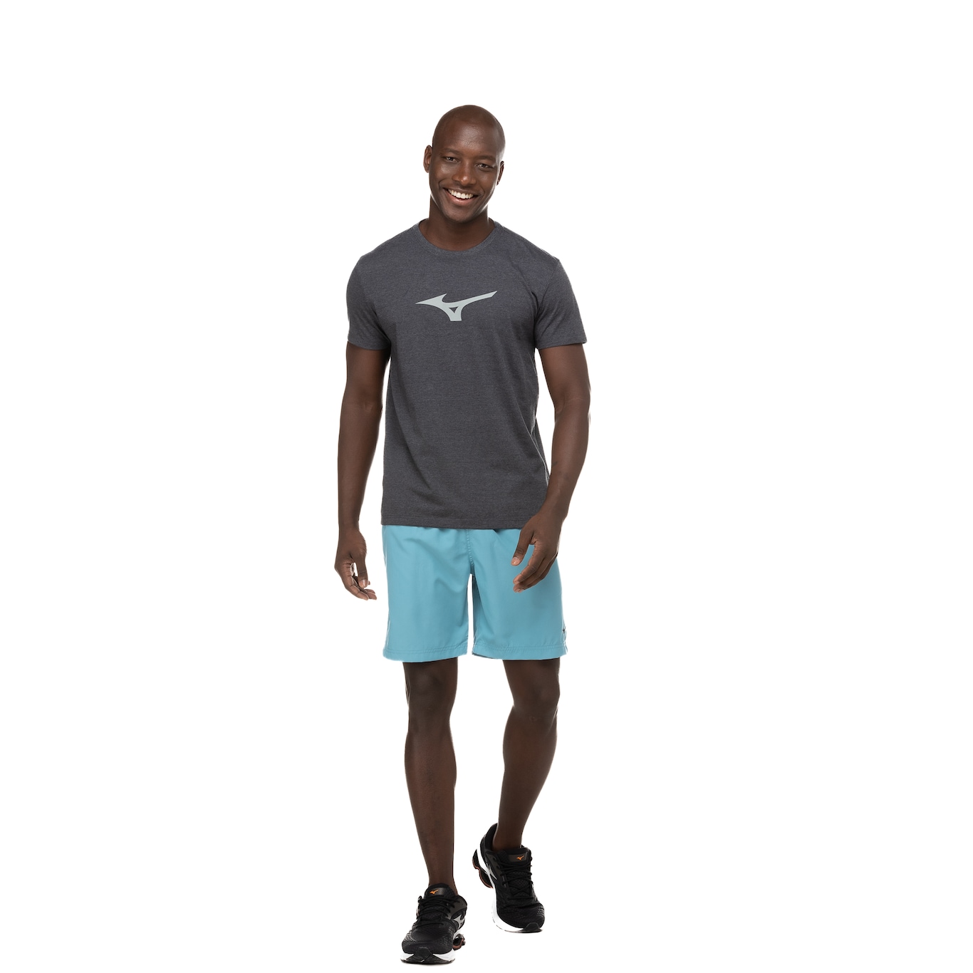 Camiseta Masculina Mizuno Manga Curta Lifestyle - Foto 4