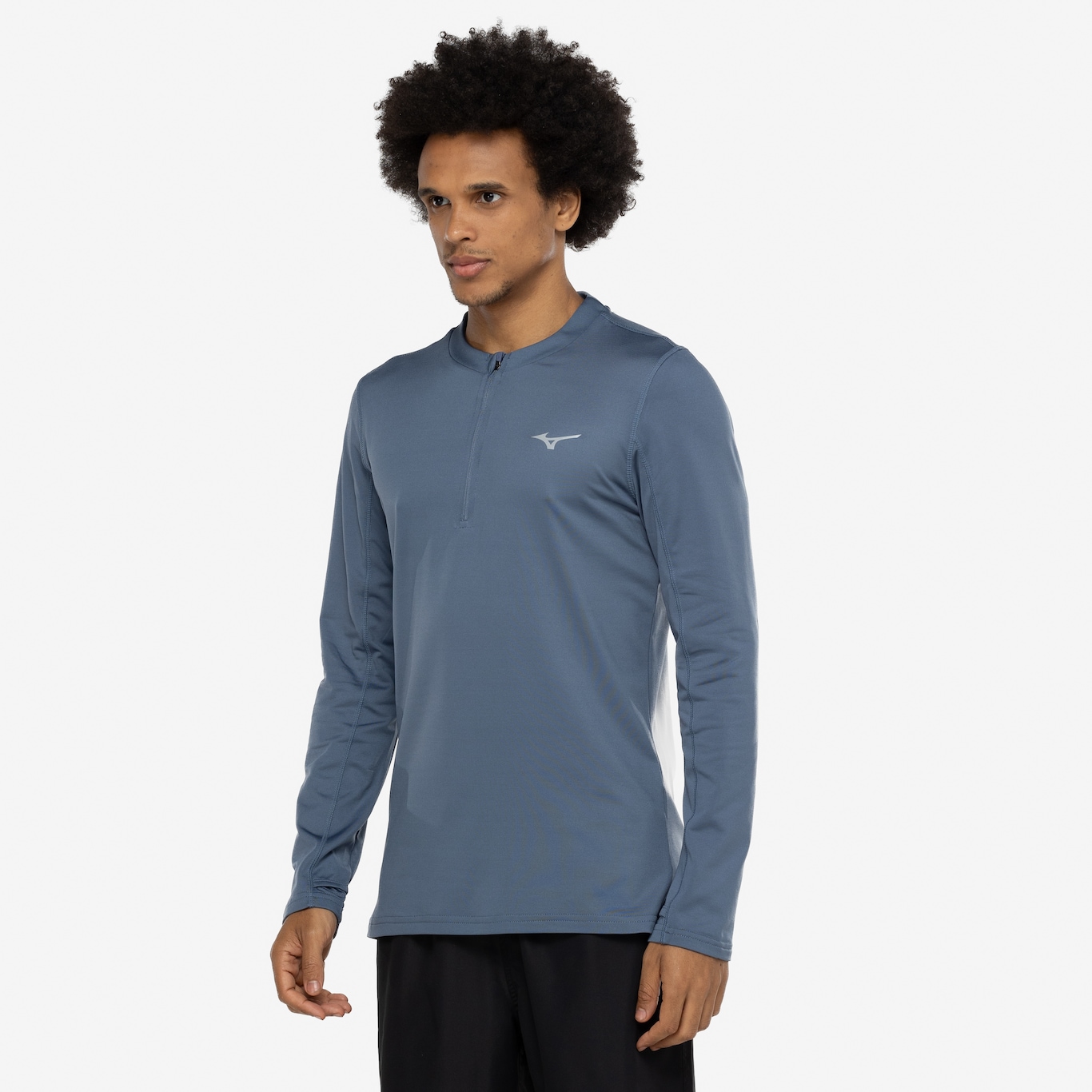 Camiseta Masculina Mizuno Manga Longa Térmica - Foto 5