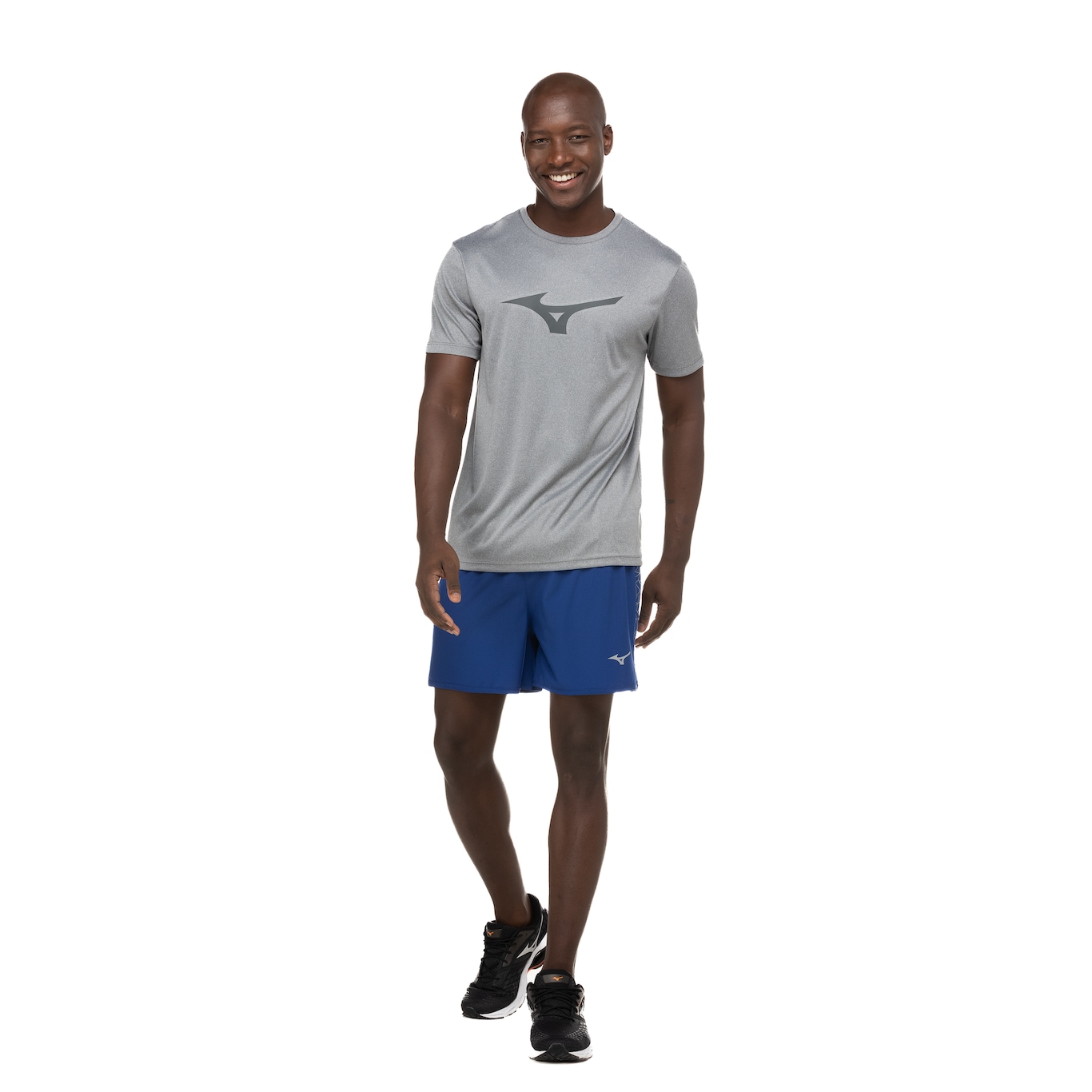 Camiseta Masculina Mizuno Manga Curta Run Spark - Foto 4