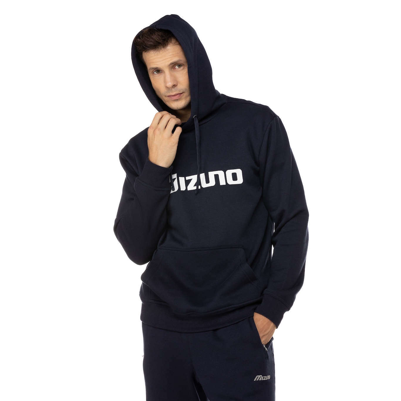 Blusa de Moletom Masculina Mizuno Com Capuz Soft New - Foto 3