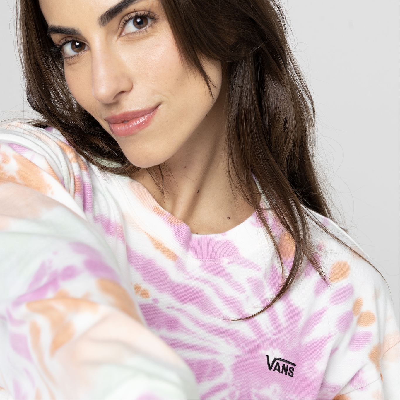 Camiseta Manga Longa Feminina Vans Gecko Resort Wash LS - Foto 6