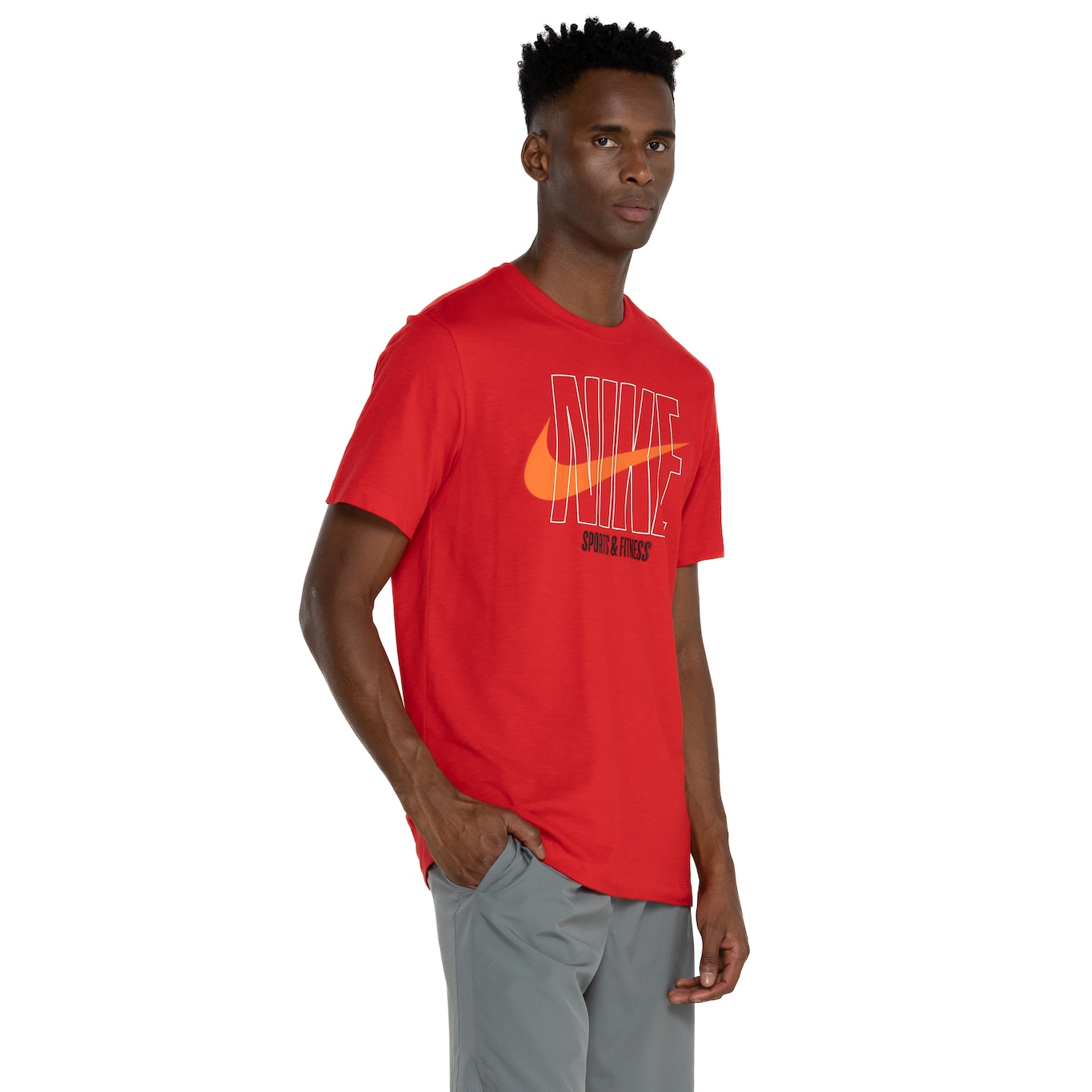 Camiseta Masculina Nike Dri-Fit Manga Curta Slub HB - Video 1