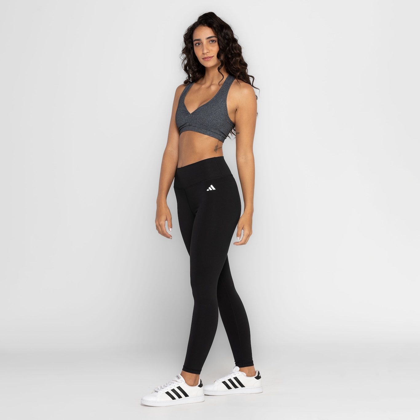 Calça Legging adidas TE 78 Tig - Feminino - Foto 5