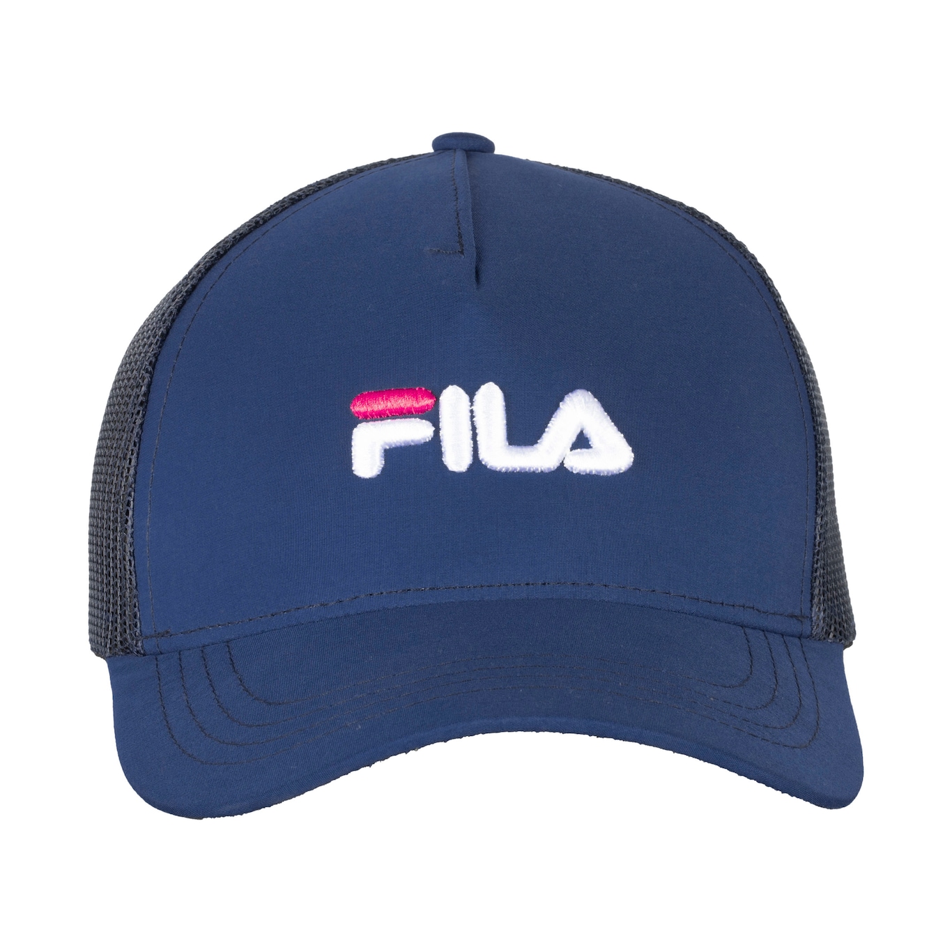 Boné Aba Curva Fila Snapback Fika Trucker - Adulto - Foto 5