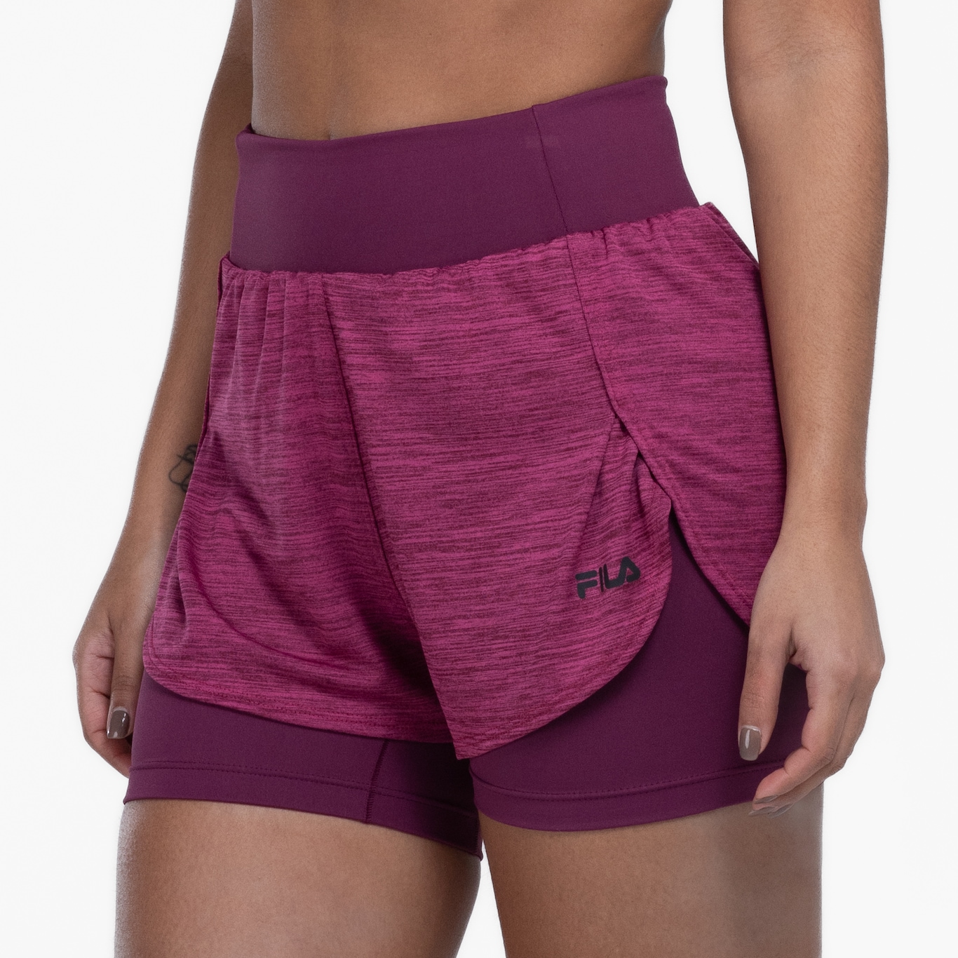 Short Feminino Fila Basic Train Double - Video 1