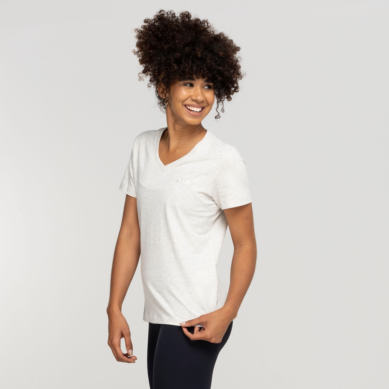 Camiseta Feminina Fila Manga Curta Basic - Foto 3