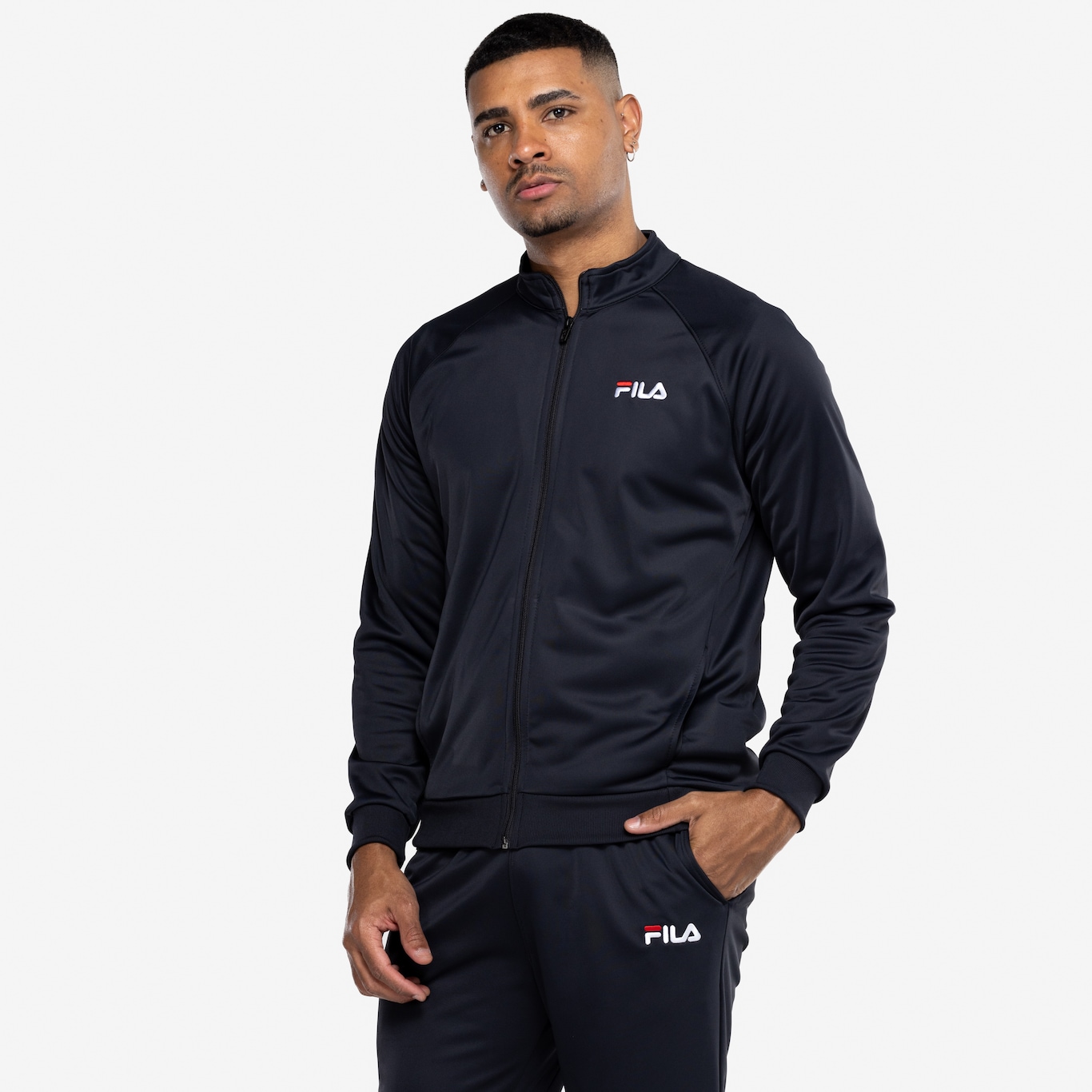 Conjunto de Agasalho Masculino Fila Basic Sports - Foto 4