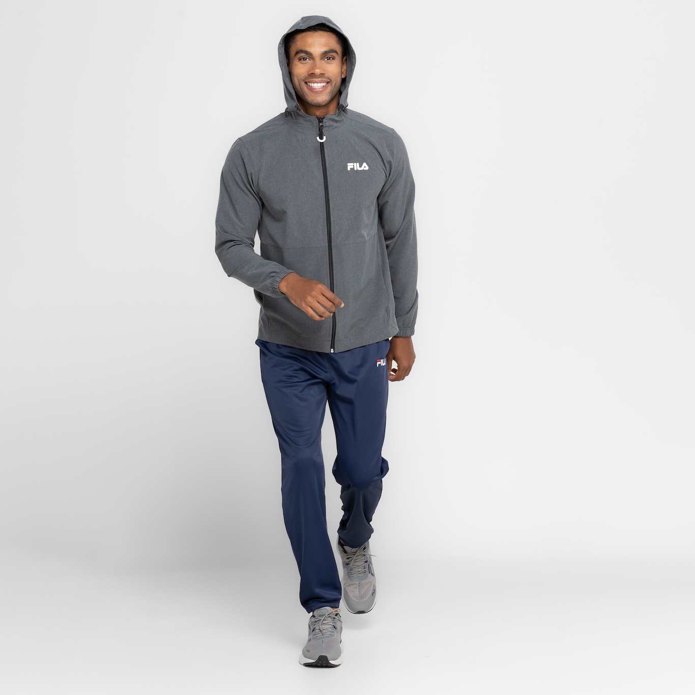 Jaqueta Masculina FIla com Capuz Sport Blend - Foto 4