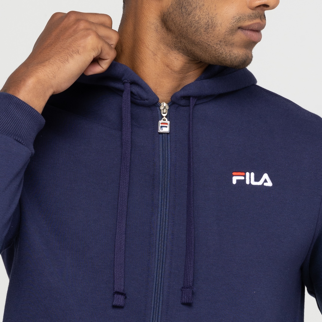 Jaqueta Masculina Fila com Capuz Classic Basic - Foto 5