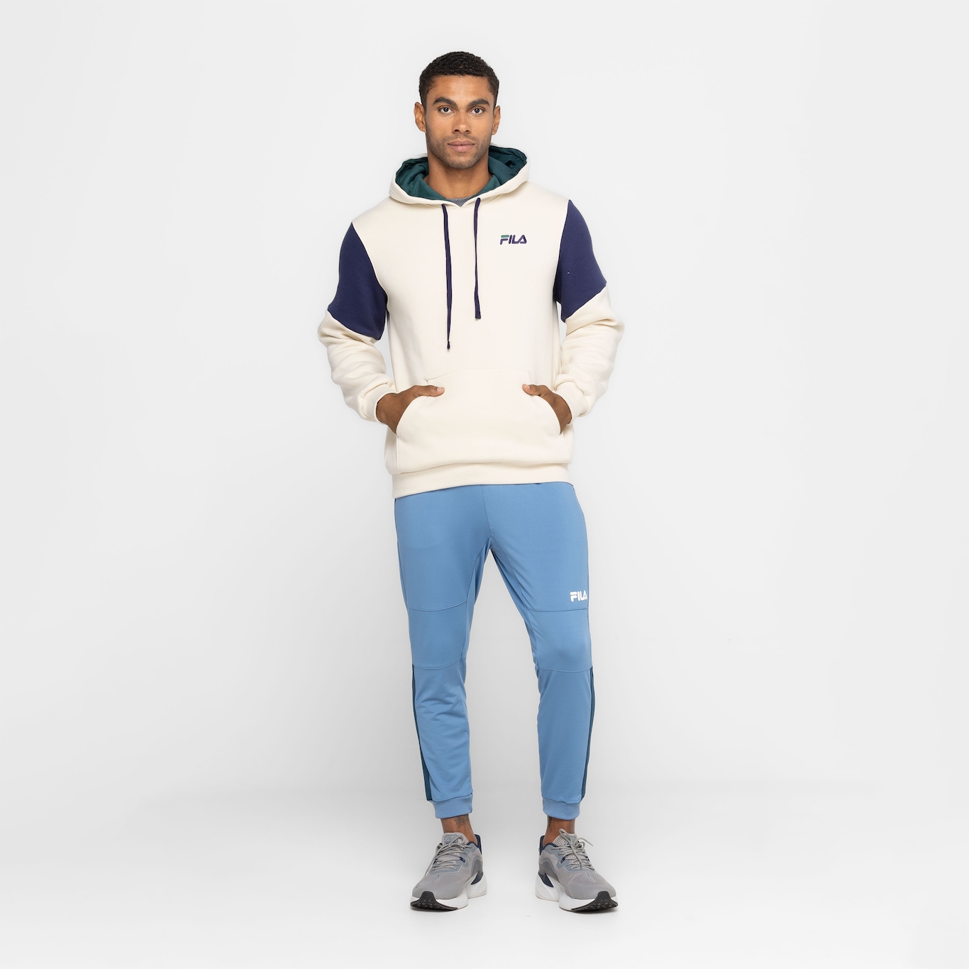 Blusão Masculina Fila com Capuz Colors - Foto 4