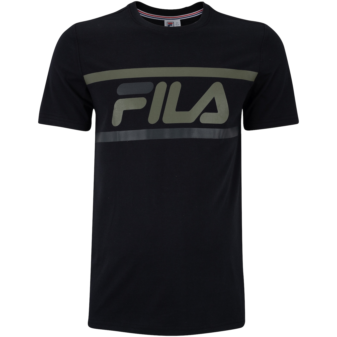 Camiseta Masculina Fila Manga Curta Letter Colors - Foto 5