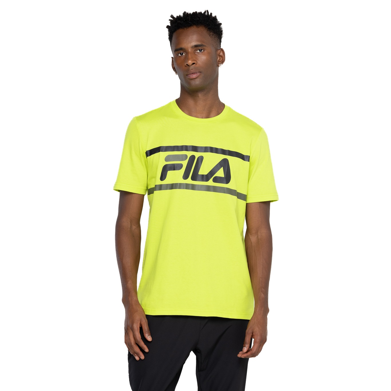 Camiseta Masculina Fila Manga Curta Letter Colors - Video 1