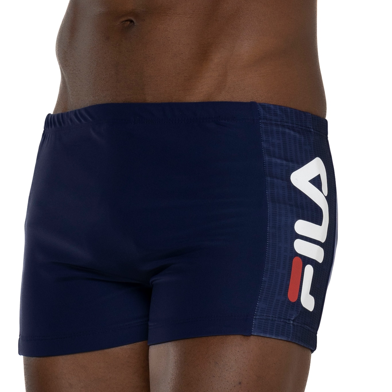 Sunga Boxer Adulto Fila Side Print - Foto 1