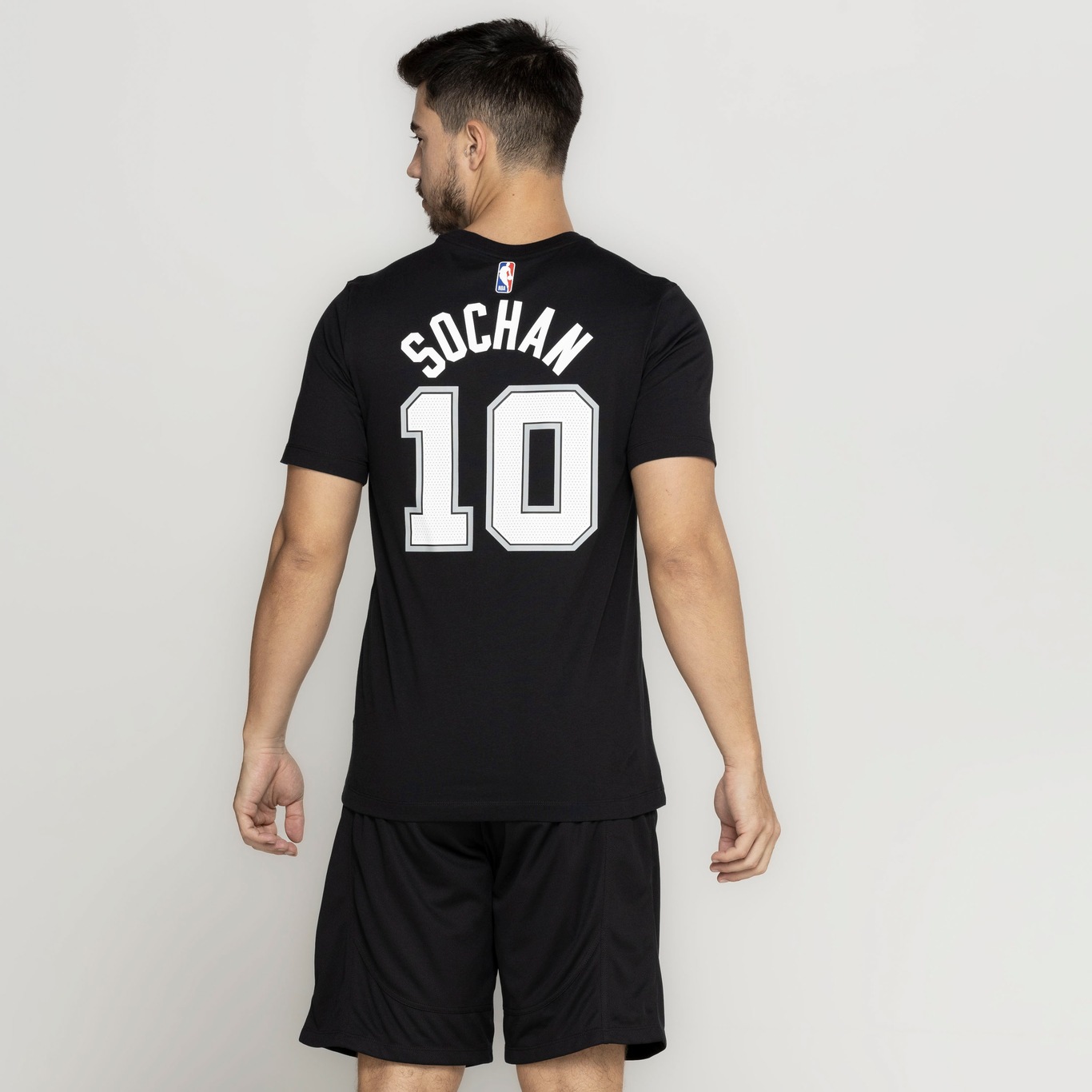 Camiseta San Antonio Spurs Masculina Nike Manga Curta Jeremy Sochan - Foto 3