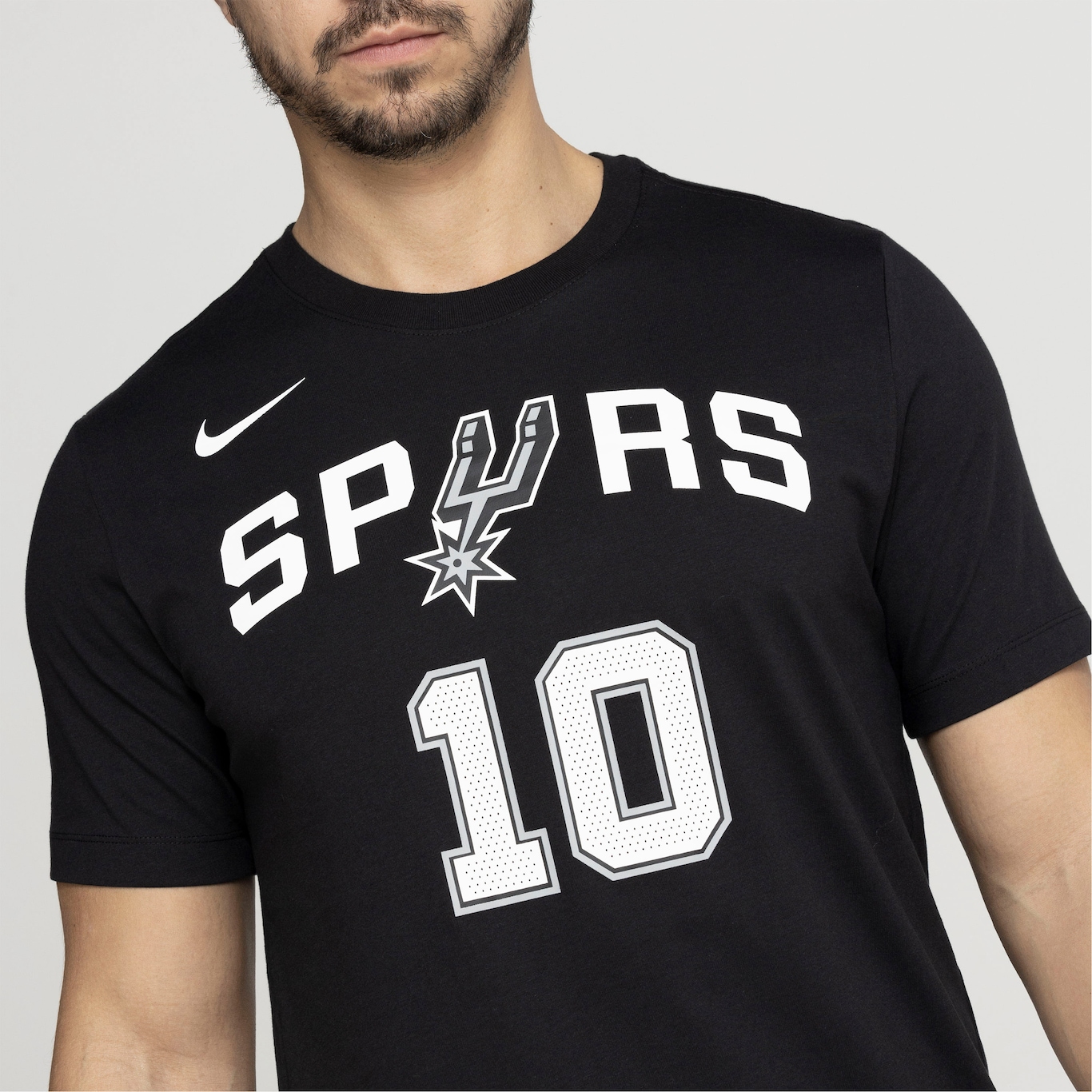 Camiseta San Antonio Spurs Masculina Nike Manga Curta Jeremy Sochan - Foto 6