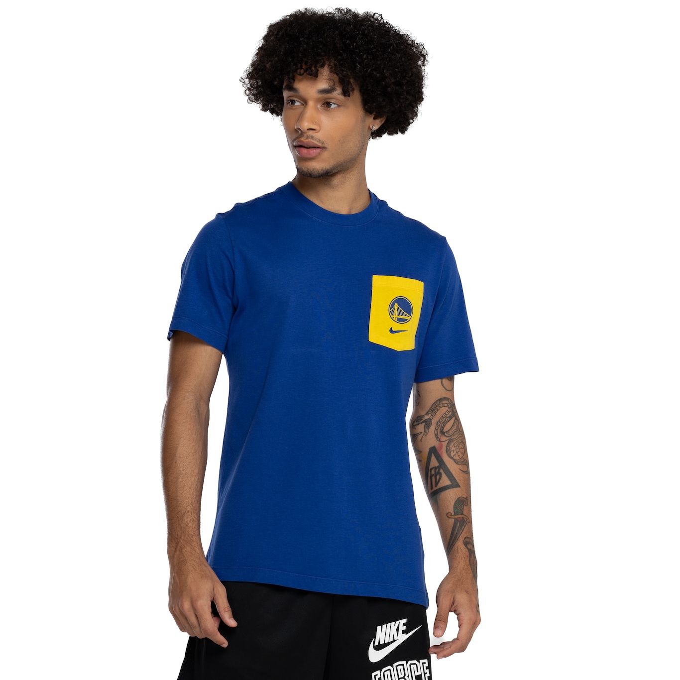 Camiseta do Golden State Warrior Nike Masculina Es Vs Pkt - Video 1