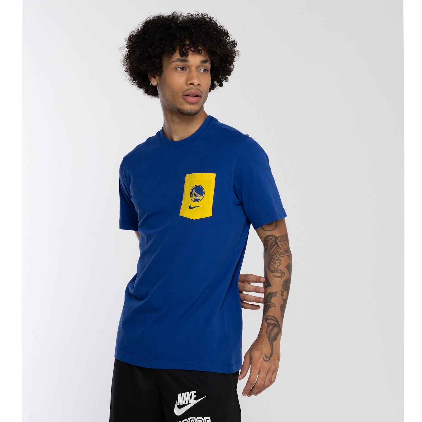 Camiseta do Golden State Warrior Nike Masculina Es Vs Pkt - Foto 5