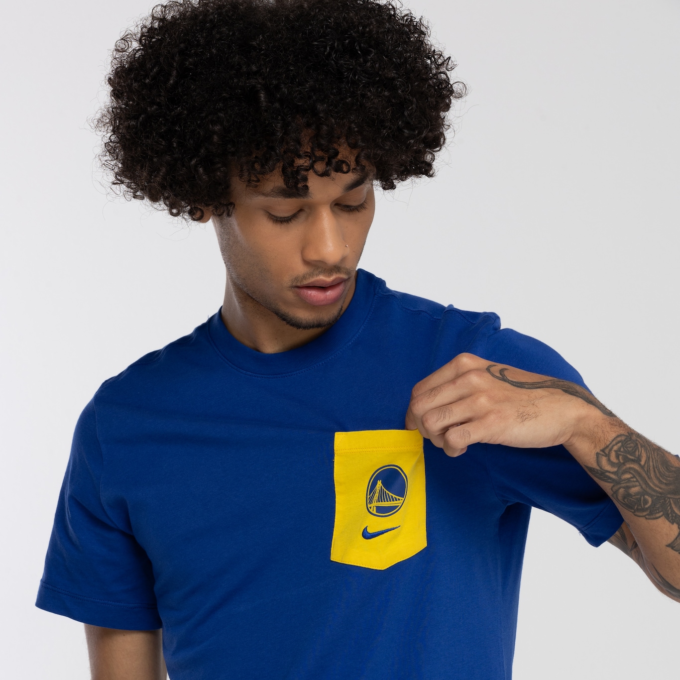 Camiseta do Golden State Warrior Nike Masculina Es Vs Pkt - Foto 6