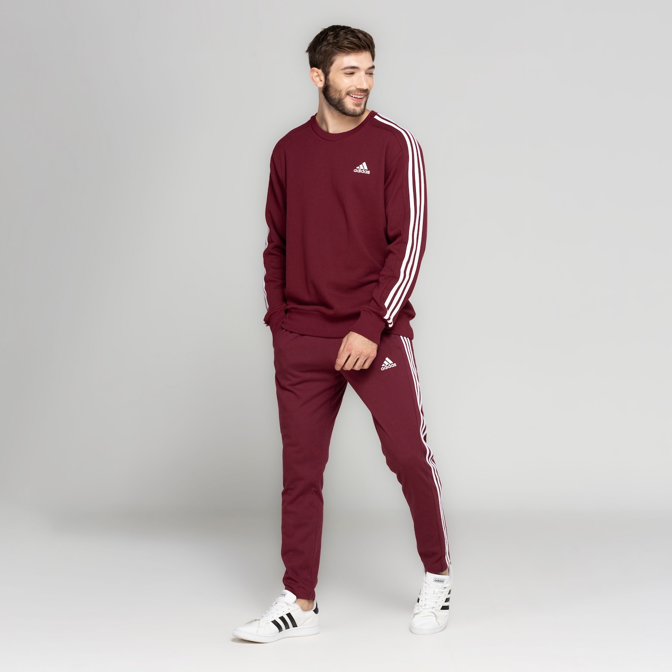 Calça Masculina adidas 3 Listras - Foto 6