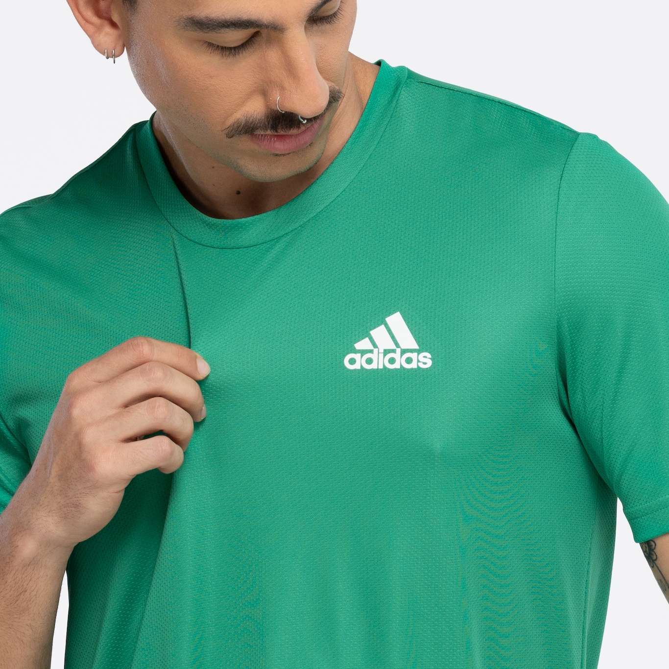 Camiseta Masculina adidas Manga Curta Design 4 Move - Foto 5