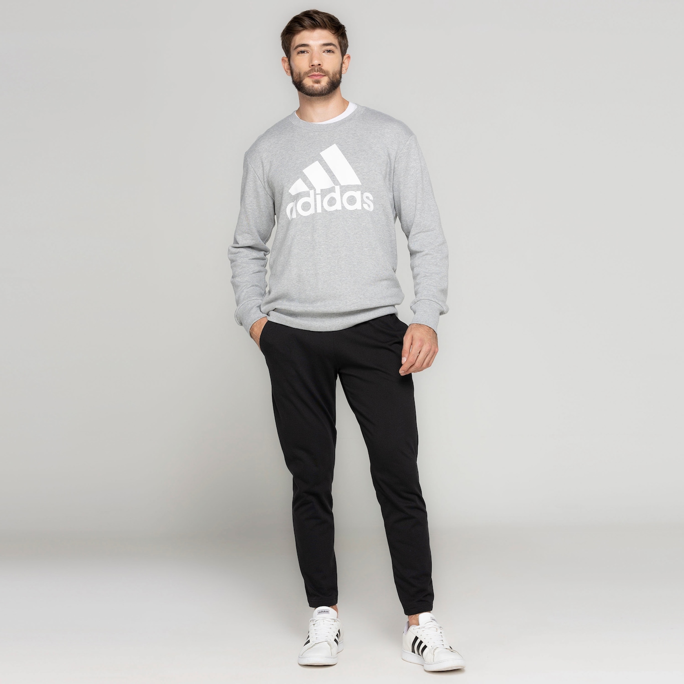 Blusão Masculino adidas Logo - Foto 4