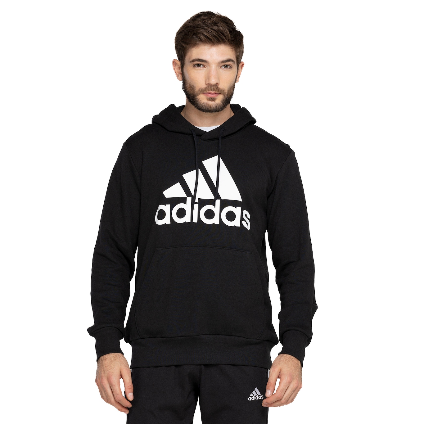 Moletom Adidas Essentials Big Logo Masculino Ic9365 - Video 1