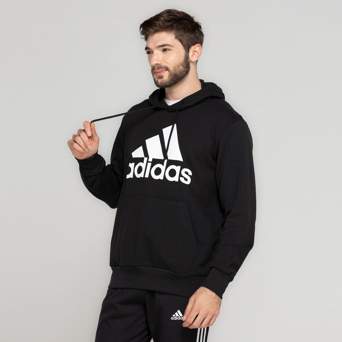 Moletom Adidas Essentials Big Logo Masculino Ic9365 - Foto 5