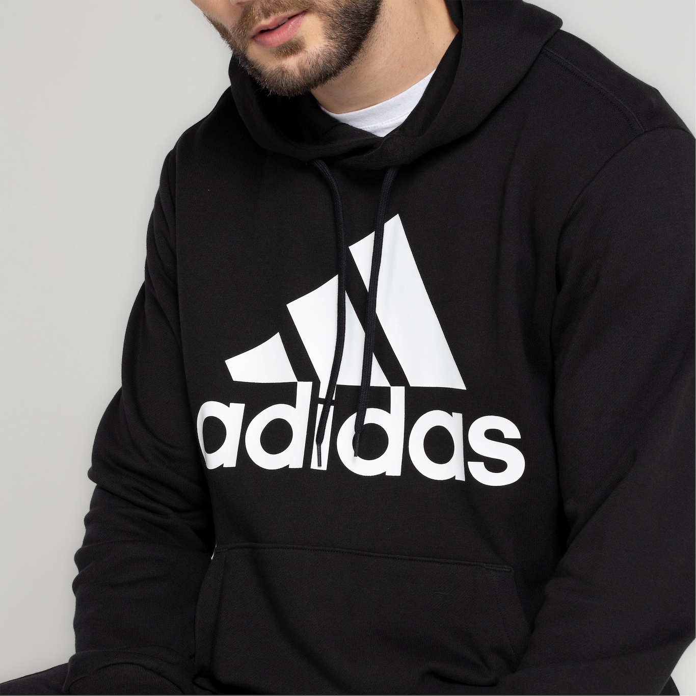 Moletom Adidas Essentials Big Logo Masculino Ic9365 - Foto 6